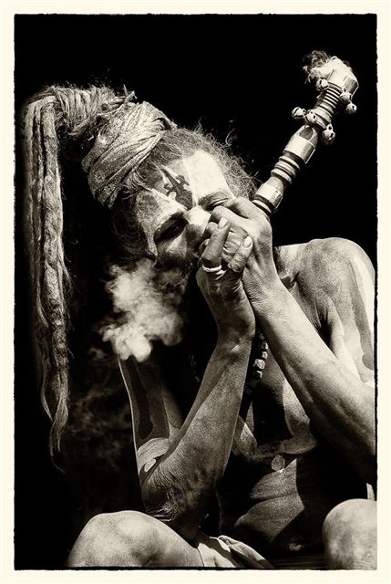 Weed Smoking Sadhu